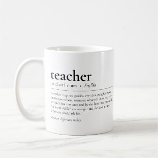 Mug Définition de l'enseignant Appréciation des devis