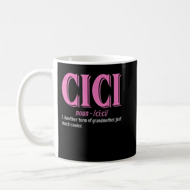 Mug Définition de l'ICC - Jour des grand-mères (Gauche)