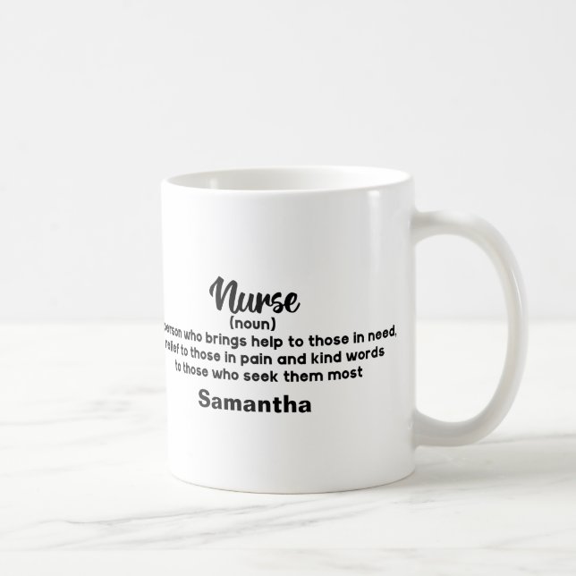 Mug Définition de l'infirmière motivationnelle personn (Droite)