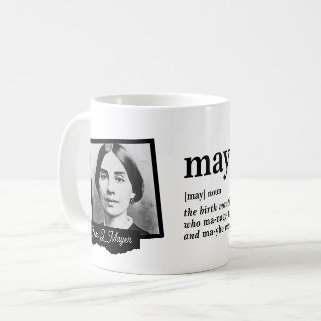 Mug Définition de mai (Devant gauche)