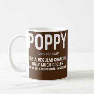 Mug Définition De Poppy Mens Comme Un Grand-Père Régul