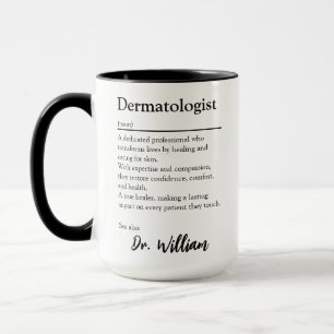 Mug Définition de reconnaissance de dermatologue perso