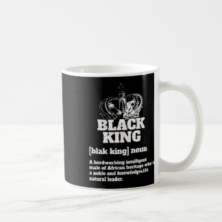 Mug Définition de roi noir Fierté afro-américaine Noir