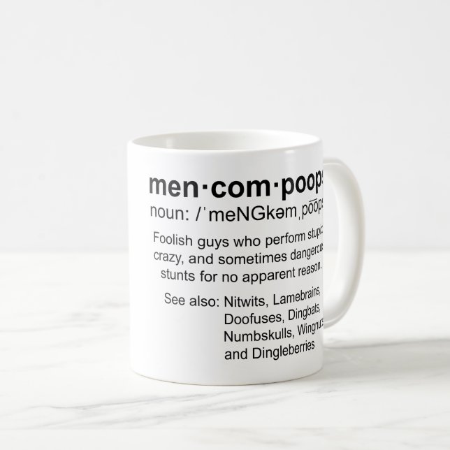 Mug définition des méncompoops (Devant droit)