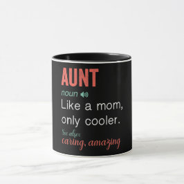 Mug Définition drôle de la tante