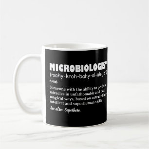 Mug Définition drôle de microbiologiste