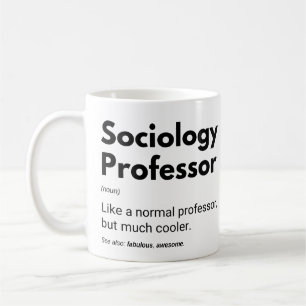 Mug Définition drôle de professeur de sociologie