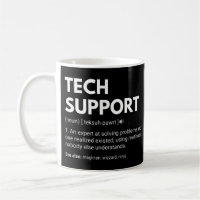 Définition drôle de travail du support technique