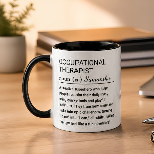 Mug Définition drôle d'ergothérapeute
