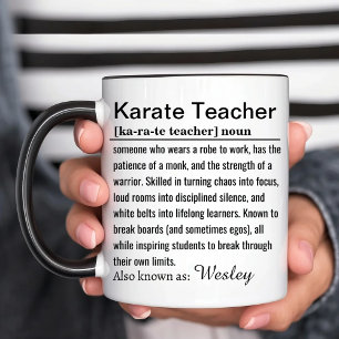 Mug Définition drôle et personnalisée d'un professeur 