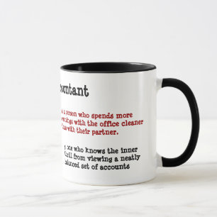 Mug Définition du comptable - Alternative et drôle