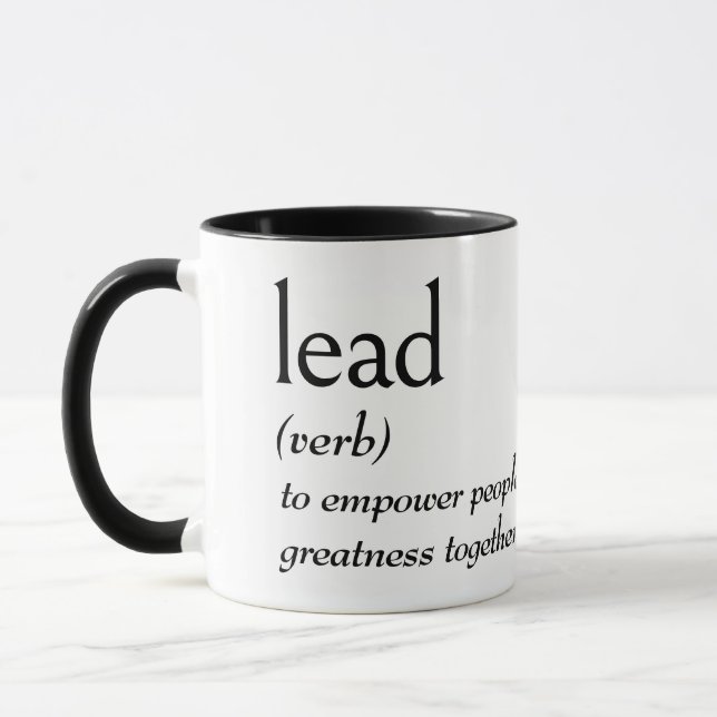 Mug Définition du dictionnaire pour le fichier LEAD (Gauche)