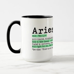 Mug Définition du zodiaque Bélier