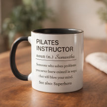 Définition d'un professeur de Pilates drôle