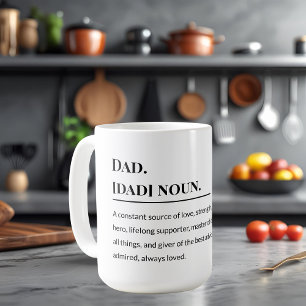 Mug Définition papa 👨 ‍ 👧 ‍ 👦   Père sincère
