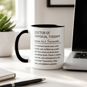 Mug Définition personnalisée de docteur en thérapie ph