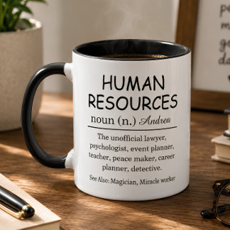 Mug Définition personnalisée des ressources humaines H