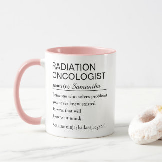 Mug Définition personnalisée d'oncologue radiothérapeu