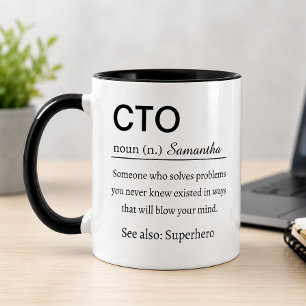 Mug Définition personnalisée et drôle de CTO