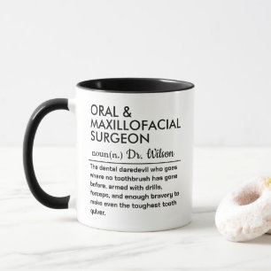 Mug Définition personnalisée et drôle de dentiste
