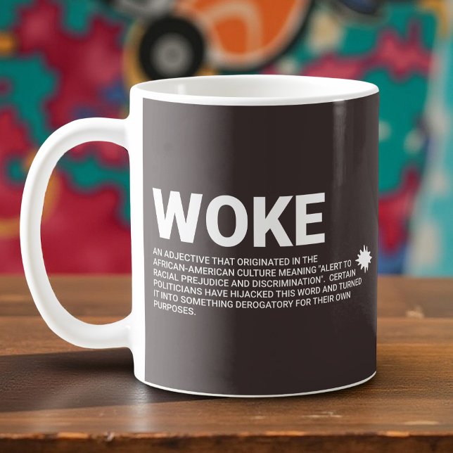 Mug Définition réelle de Woke (Créateur téléchargé)