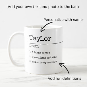 Mug Définition Votre Propre Amusement Personnalisé