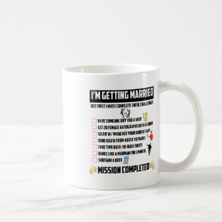 Mug Défis d'enterrement de vie de garçon - Défi drôle