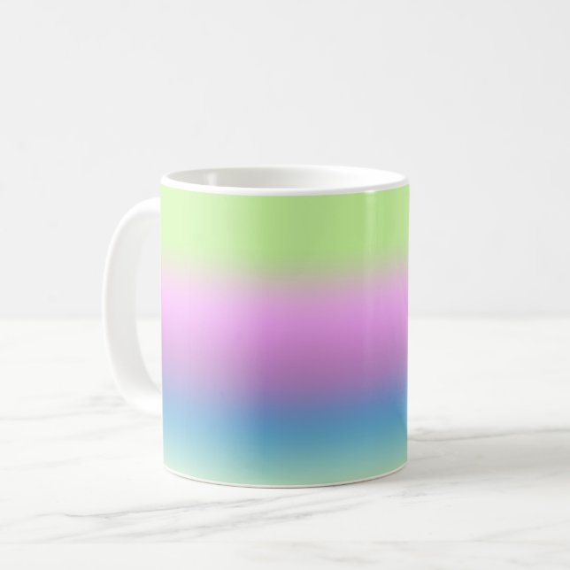 Mug Dégradé lumineux. (Devant gauche)