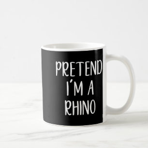 Mug Déguisement de rhinocéros prétendu Halloween drôle
