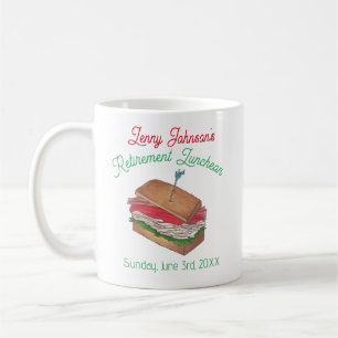 Mug Déjeuner de retraite Déjeuner Club de dinde Sandwi