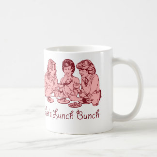 Mug Déjeunons graphique des années 50 de groupe rétro