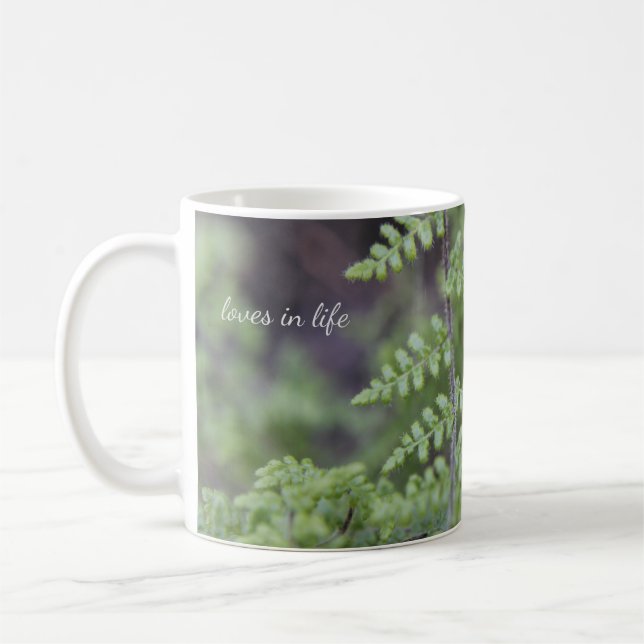 Mug Délicat Petite Ferne (Gauche)