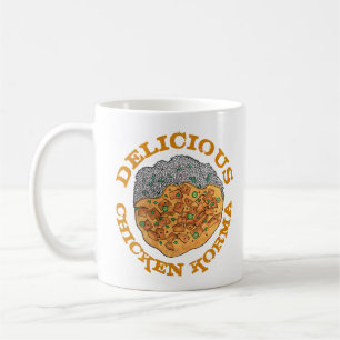 Mug Délicieux poulet Korma cuisine indienne