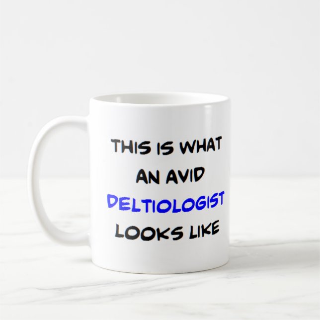 Mug deltiologiste, avide (Gauche)