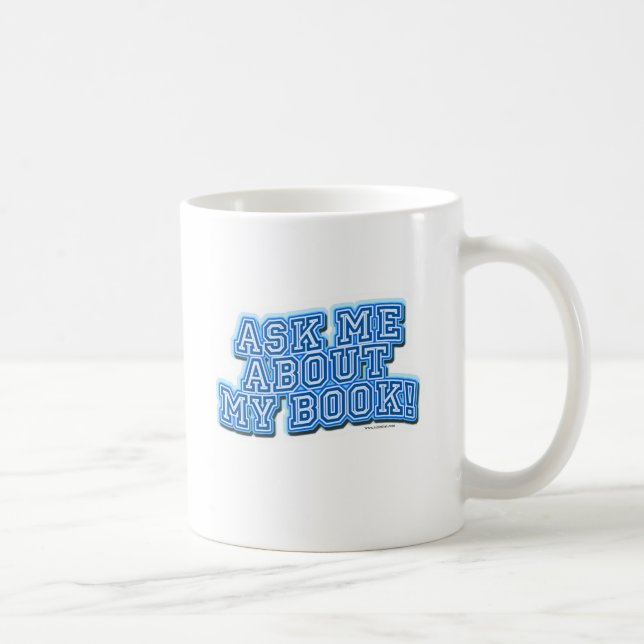Mug Demander-moi tout sur mon livre (Droite)
