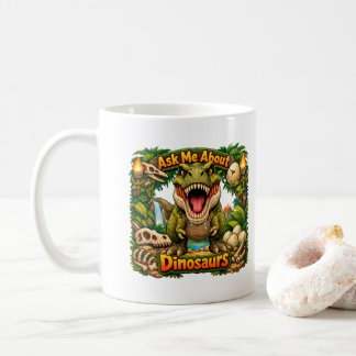 Mug Demandez-moi des dinosaures – Chocolat chaud |