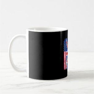 Mug Demi-américain demi-britannique drapeau États-Unis
