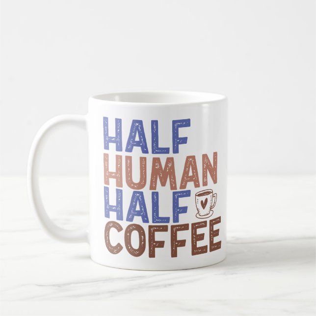 Mug Demi-café humain (Gauche)