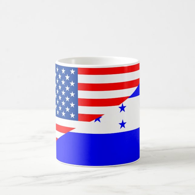 Mug demi de compte des Etats-Unis de drapeau des (Centre)