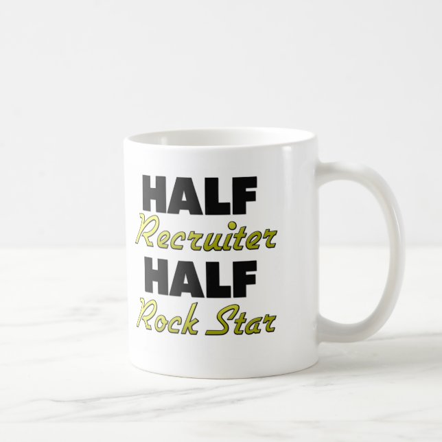 Mug Demi de vedette du rock de demi de recruteur (Droite)