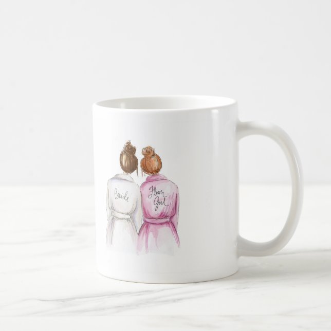 Mug Demoiselle de honneur ? Petit pain roux FG de (Droite)