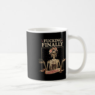 Mug Demoiselle d'honneur de Halloween foutue enfin Squ