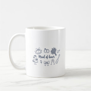 Mug Demoiselle d'honneur Demoiselle d'honneur Fête de 