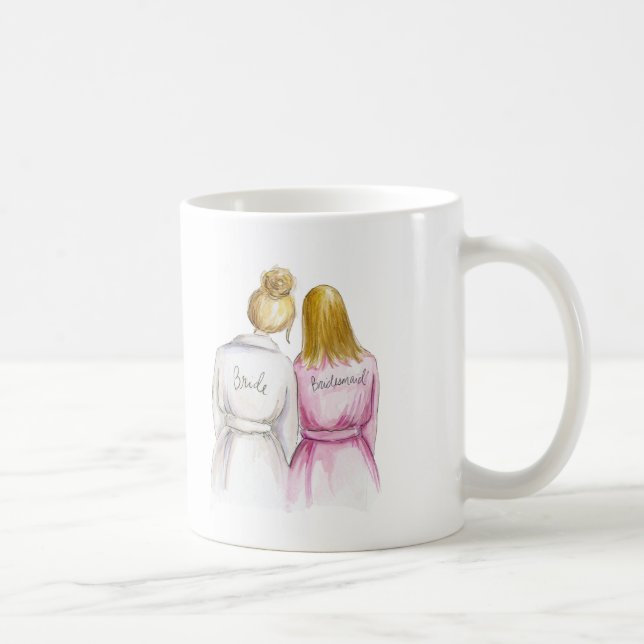Mug Demoiselle d'honneur ? Domestique droite foncée de (Droite)