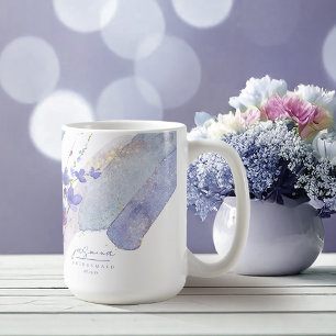 Mug Demoiselle d'honneur pour mariage aux fleurs sauva