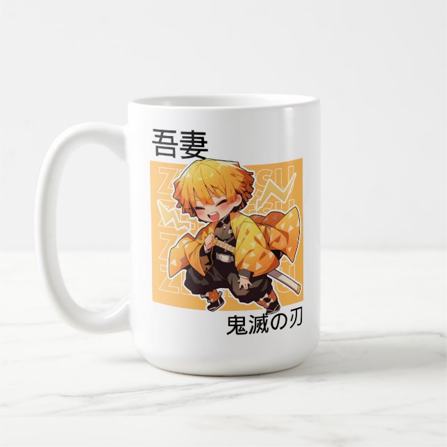 Mug démon slayers zenitsu mignon (Gauche)