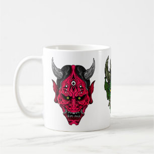 Mug Démons Oni illustrés