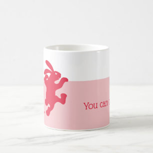 Mug d'encouragement du lapin rouge