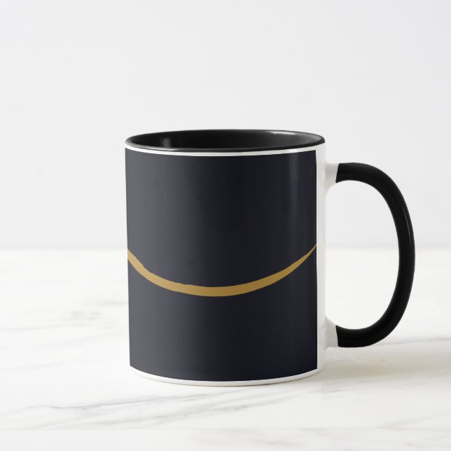 Mug Dénomination de la Musique Noire et Dorée (Droite)
