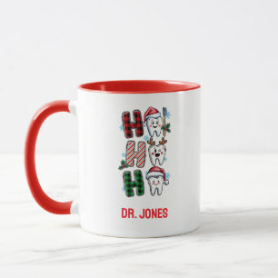 Mug Dentaire Ho Ho Ho Personnalisé